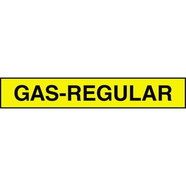Accuform Gas-Regular Adhesive Tank & Pipe Label XF1122 - main